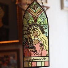 Load image into Gallery viewer, Lughnasadh - Stained Glass Wheel of the Year Mosaic