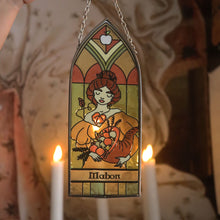 Load image into Gallery viewer, Mabon - Stained Glass Wheel of the Year Mosaic