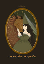 Load image into Gallery viewer, Princess and Dragon Digital Print