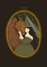 Load image into Gallery viewer, Princess and Dragon Digital Print