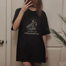 Load image into Gallery viewer, Girls will be girls praying mantis shirt