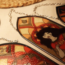 Load image into Gallery viewer, Joan of Arc - Stained Glass Hangable Home Decor