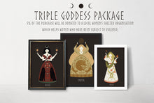 Load image into Gallery viewer, Triple Goddess Art Package