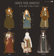 Load image into Gallery viewer, Triple Goddess Art Package