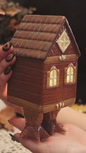 Load and play video in Gallery viewer, Hut of Baba Yaga - Ceramic Candle & Incense Holder