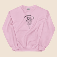 Load image into Gallery viewer, Swords before Lords Unisex Sweatshirt in Black Outline