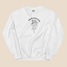 Load image into Gallery viewer, Swords before Lords Unisex Sweatshirt in Black Outline