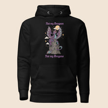 Load image into Gallery viewer, Not my Dungeon, Not my Dragons - Unisex Hoodie - Pink Variant