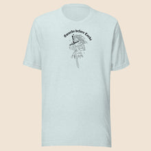 Load image into Gallery viewer, Swords before Lords Unisex Shirt in Black Outline