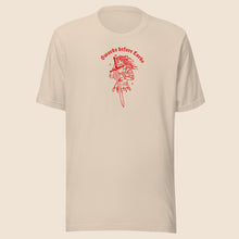 Load image into Gallery viewer, Swords before Lords Unisex Shirt in Red Outline