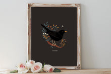 Load image into Gallery viewer, Blackbird Art Print
