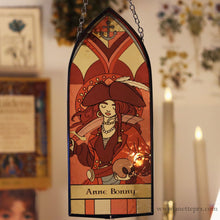 Load image into Gallery viewer, Anne Bonny - Stained Glass Hangable Home Decor
