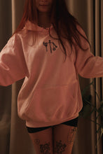 Load image into Gallery viewer, Axe, Sword, Flail Embroidered Hoodie - Black Thread Variant
