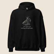 Load image into Gallery viewer, Girls will be girls praying mantis hoodie
