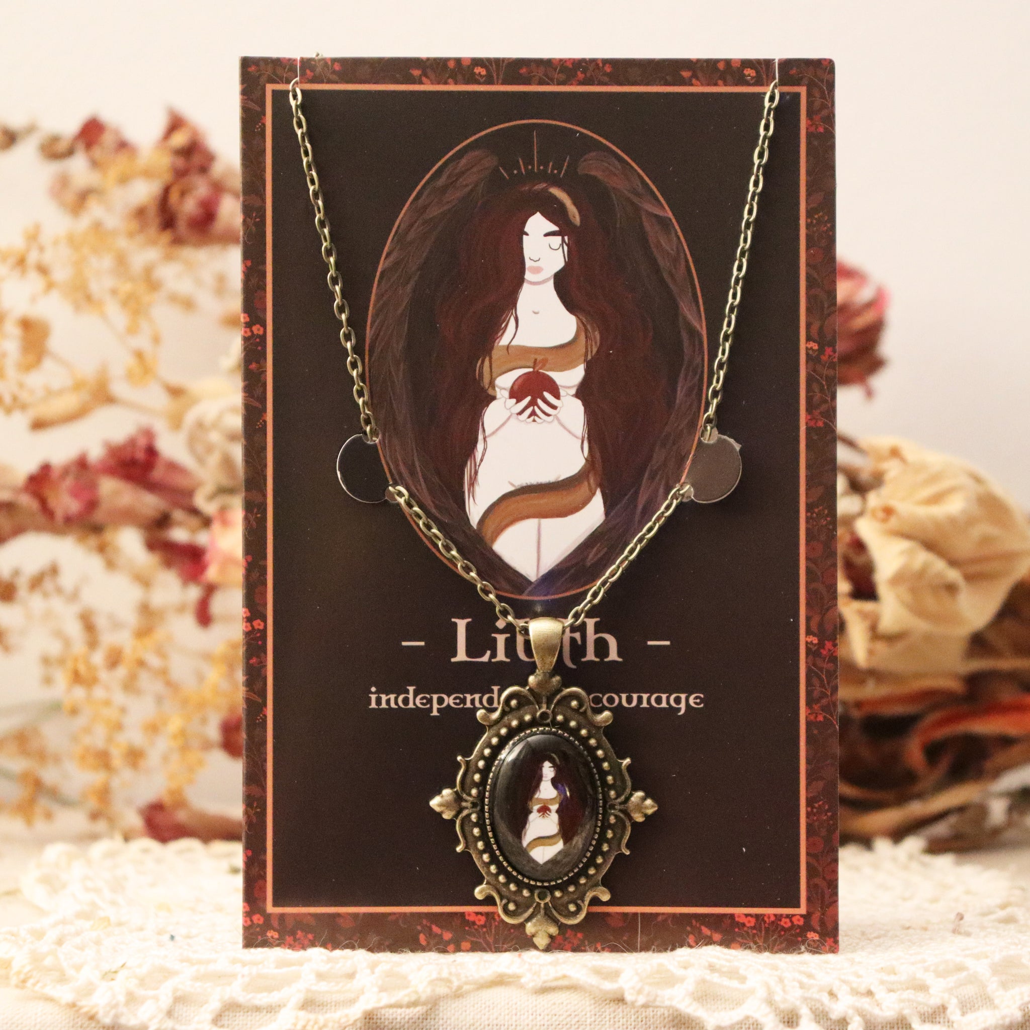 Lilith Pendant - Necklace, Keychain, Ornament – anetteprs