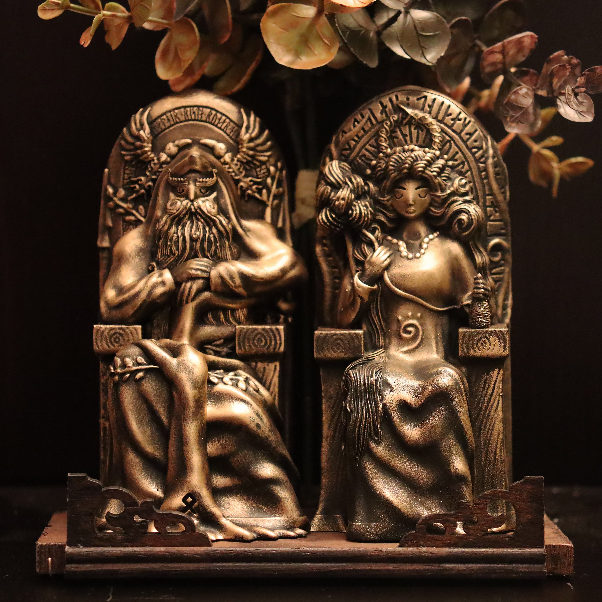 Odin and Frigg Altar Statue Bundle – anetteprs