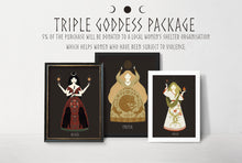 Load image into Gallery viewer, Triple Goddess Art Package
