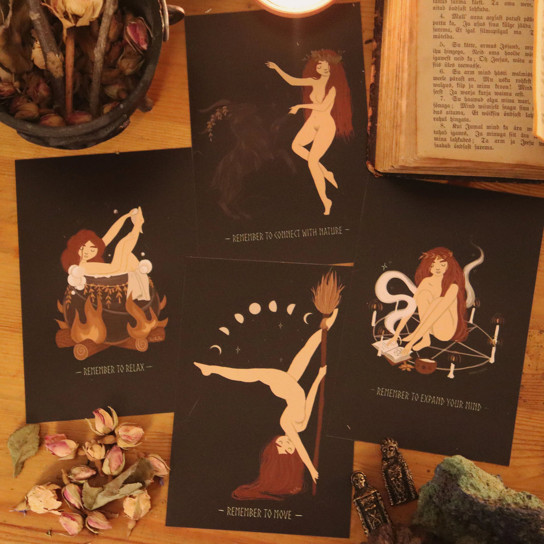 Witchy self-care Art Package