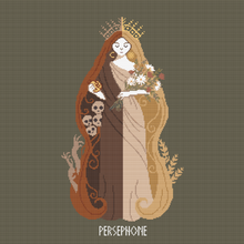 Load image into Gallery viewer, Triple Goddess Cross-Stitch Package
