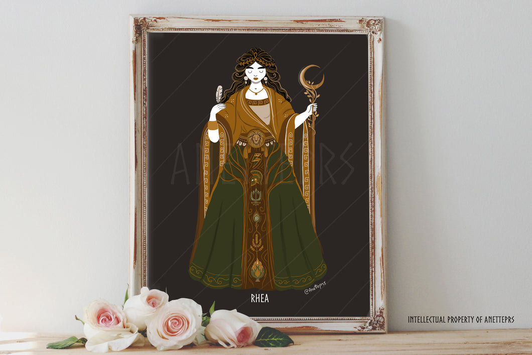 Rhea Art Print