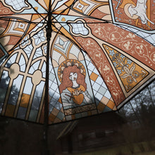 Load image into Gallery viewer, Our Lady of Sorrows Cathedral Stained Glass Umbrella
