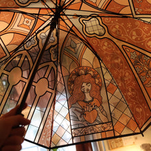 Load image into Gallery viewer, Our Lady of Sorrows Cathedral Stained Glass Umbrella
