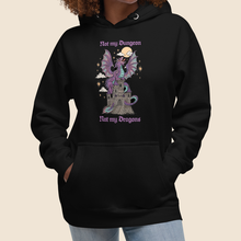 Load image into Gallery viewer, Not my Dungeon, Not my Dragons - Unisex Hoodie - Pink Variant
