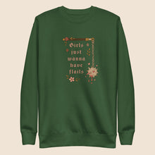 Load image into Gallery viewer, Girls Just Wanna Have Flails Unisex Sweatshirt
