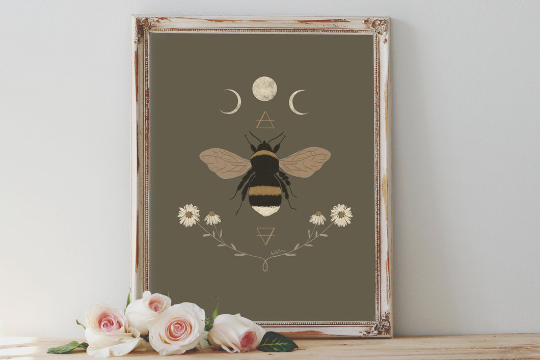 Bee Art Print