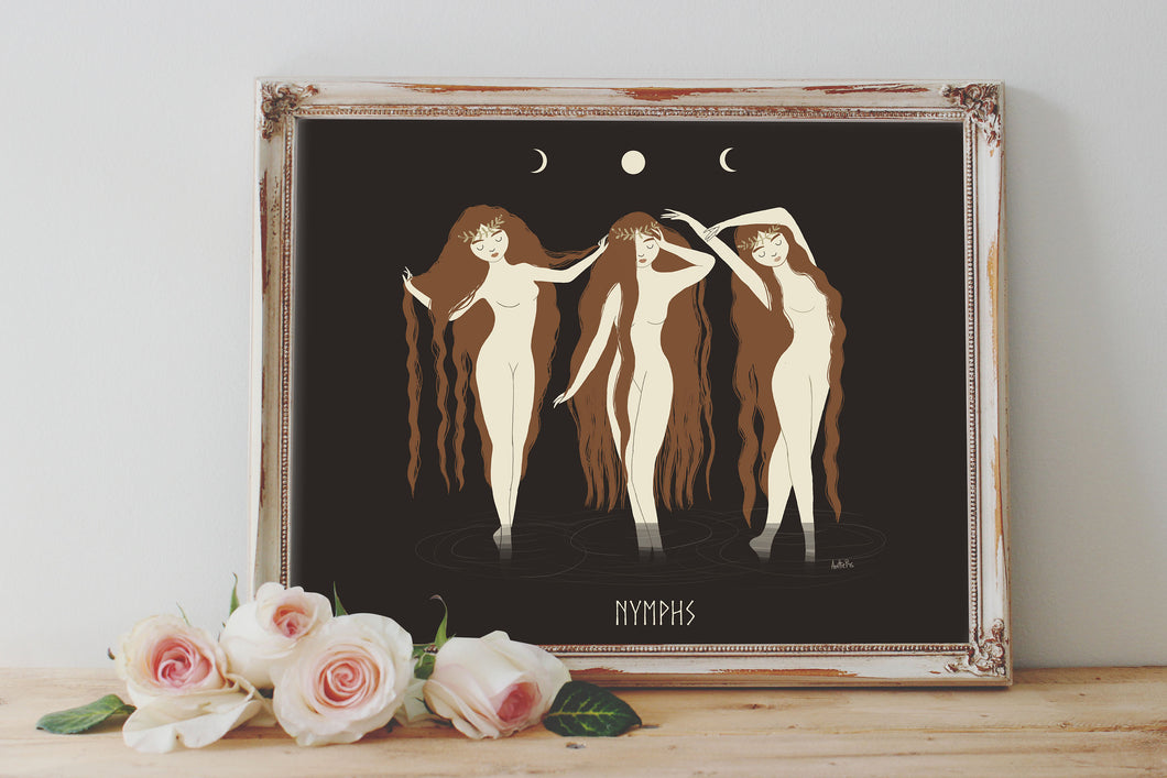 Nymphs Art Print
