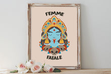 Load image into Gallery viewer, Kali Femme Fatale Art Print
