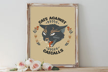 Load image into Gallery viewer, Bast Bastet Goddess Cats Against Catcalling Feminism Tattoo Pagan Wiccan Folk Home Decor House Warming Gift
