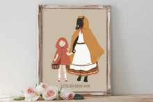 Load image into Gallery viewer, Little Red Riding Hood Art Print
