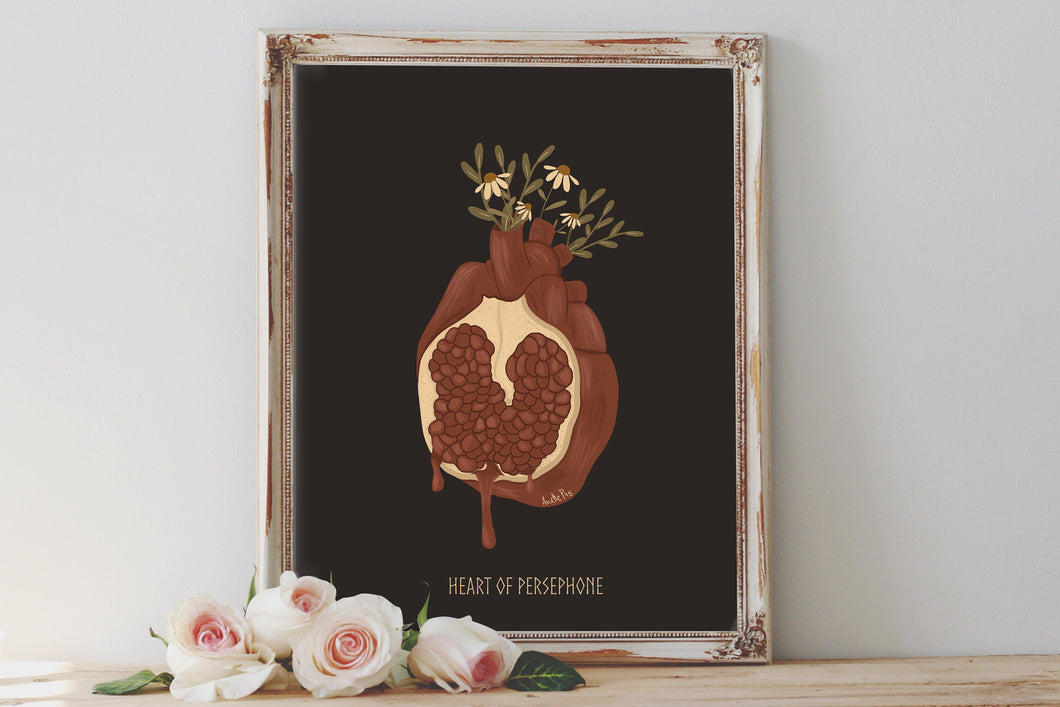 Heart of Persephone Art Print