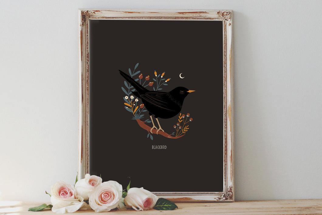 Blackbird Art Print