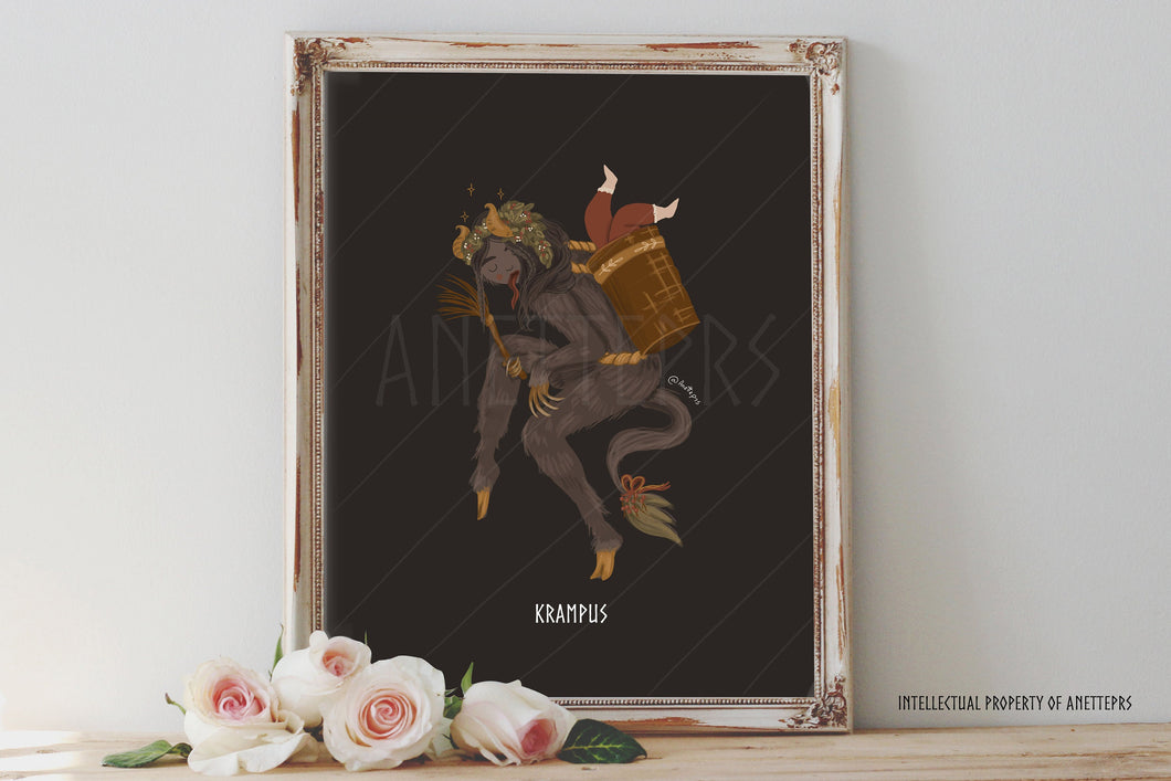 Krampus Art Print