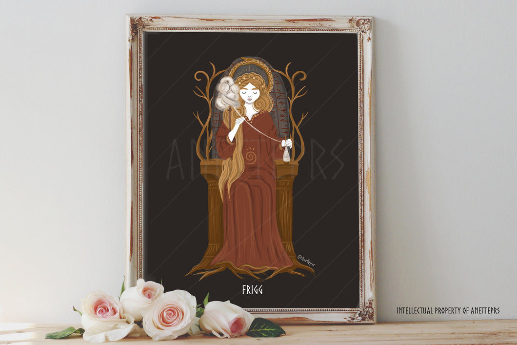 Frigg Art Print